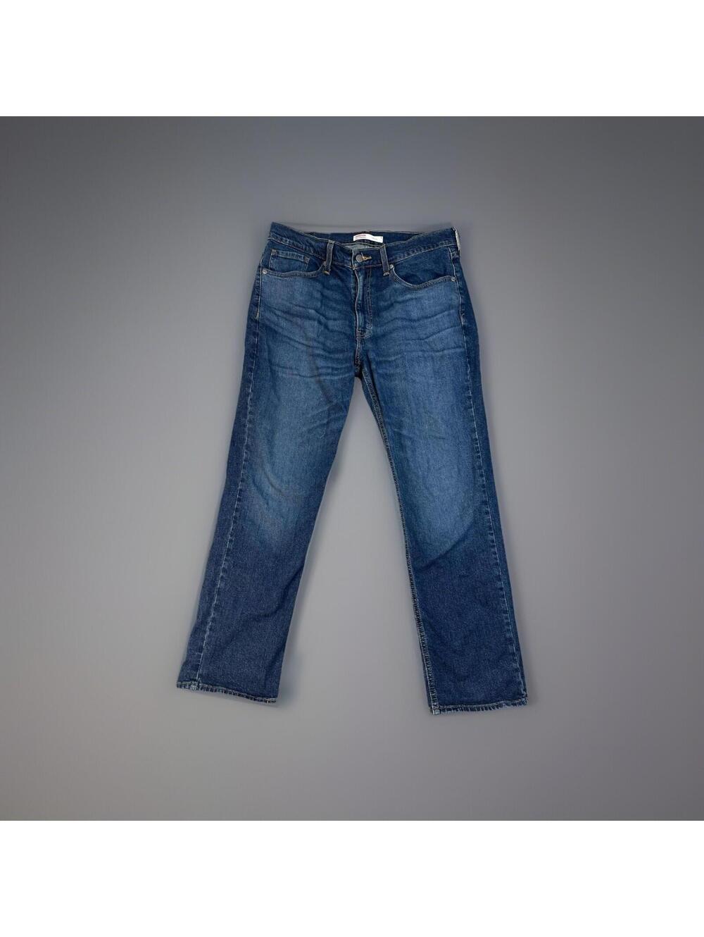 Levis Signature Jeans Mens 33/ 30 Blue Athletic Rise Regular Fit Straight